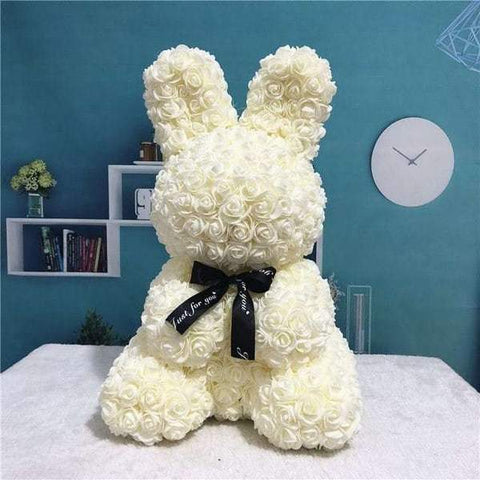 Flower White Bunny