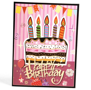 BIRTHDAY CAKE | 3D CARD