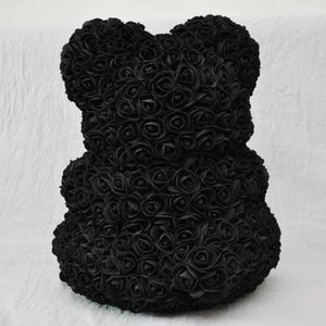 Classic black Rose Bear 70cm