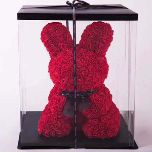 Everlasting Bunny Red Rose