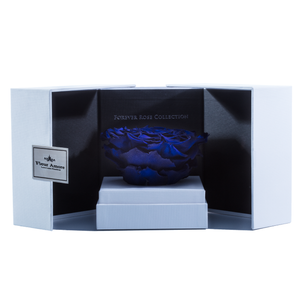 Royal Blue Mega Preserved Rose | Swing Opening Box