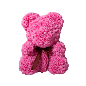 Pink Classic Rose Bear 40cm Tall