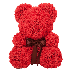 Grande Red Rose Bear 70cm Tall