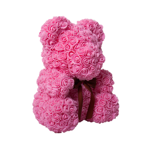 Grande Pink Rose Bear 70cm Tall